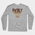Brown Retro Family Company Long Sleeve T-Shirt